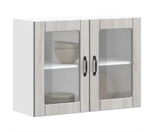 Virtuvės Sieninė Spintelė Su Stiklinėmis Durimis "Lucca"