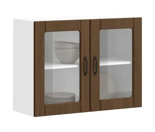 Virtuvės Sieninė Spintelė Su Stiklinėmis Durimis "Lucca"