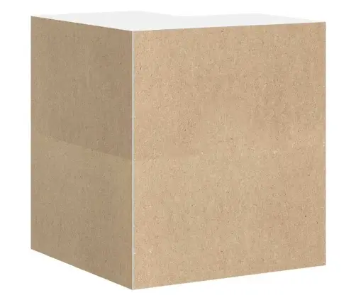 Virtuvės Sieninė Kampinė Spintelė "Lucca" Black Engineered Wood