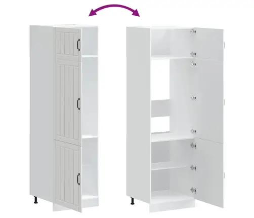 Virtuvės Spinta "Lucca" Balta Inžinierinė Mediena