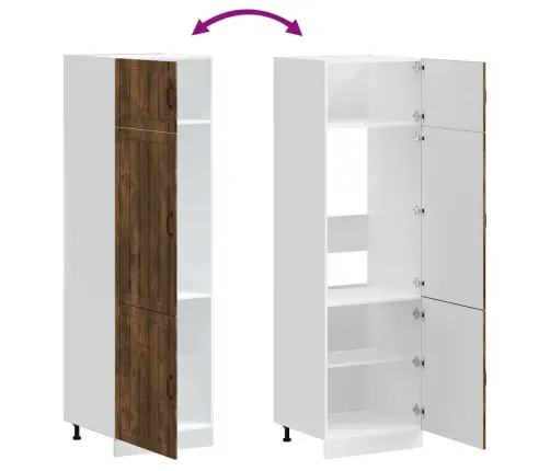 Virtuvės Spinta "Lucca" Rūkyto Ąžuolo Inžinerinė Mediena