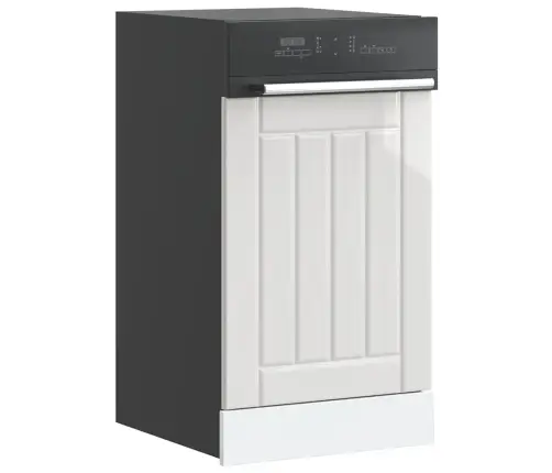 Nõudepesumasina Paneel, Lucca, Kõrgläikega Valge, Tehispuit