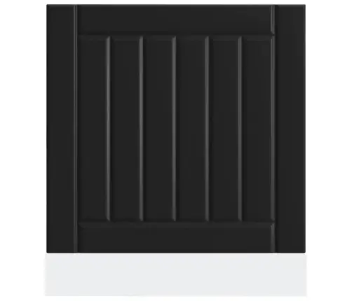 Nõudepesumasina Paneel, Lucca, Must, Tehispuit