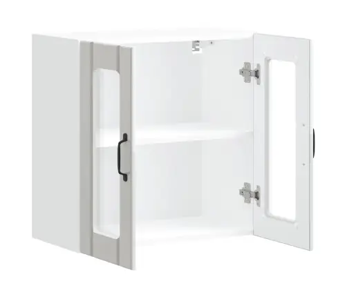 Virtuvės Sieninė Spintelė Su Stiklinėmis Durelėmis "Lucca"