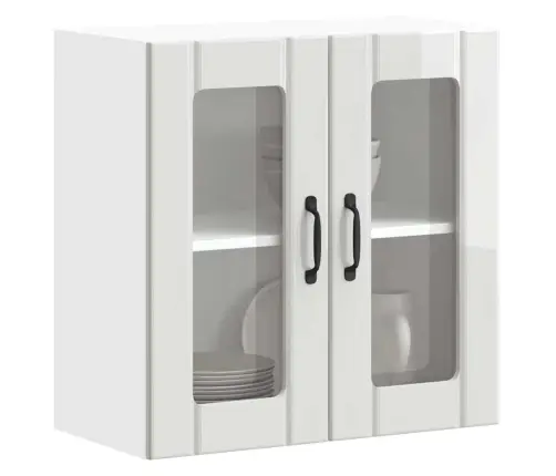 Virtuvės Sieninė Spintelė Su Stiklinėmis Durelėmis "Lucca"