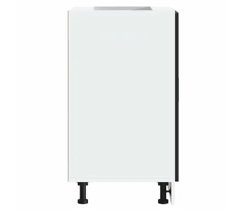 Köögi Aluskapp "Porto", Must, Tehispuit