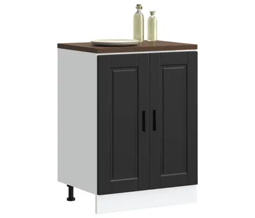 Köögi Aluskapp "Porto", Must, Tehispuit