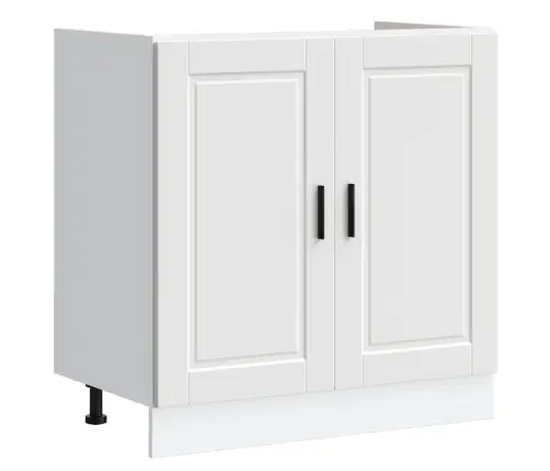 Izlietnes Pamatnes Skapis Porto Balts Inženierizēts Koks Vidaxl