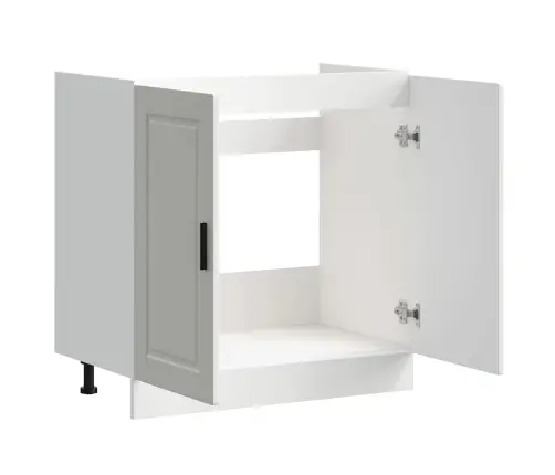 Izlietnes Pamatnes Skapis Porto Balts Inženierizēts Koks Vidaxl