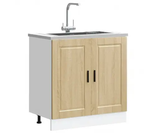 Kriauklės Pagrindo Spintelė "Porto" Sonoma Ąžuolas 80X46X81,5Cm