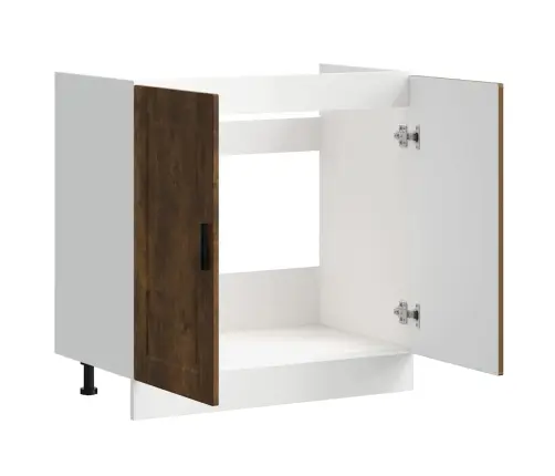 Izlietnes Pamatnes Skapis Porto 80X46X81,5Cm Inženierizēts Koks Vidaxl