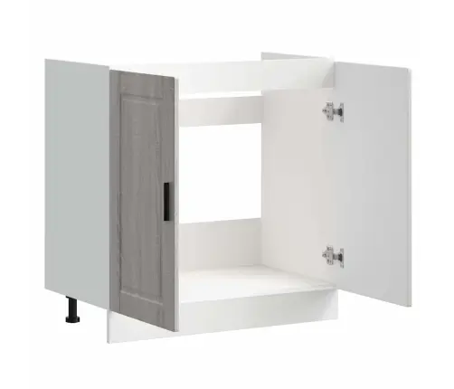 Izlietnes Pamatnes Skapis Porto 80X46X81,5Cm Inženierizēts Koks Vidaxl