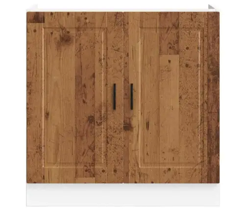 Kriauklės Pagrindo Spintelė "Porto" Sena Mediena 80X46X81,5 Cm