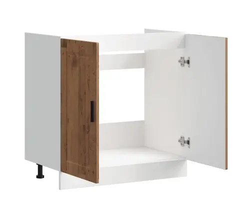 Kriauklės Pagrindo Spintelė "Porto" Sena Mediena 80X46X81,5 Cm