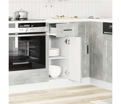 Köögi Aluskapp "Porto", Betoonhall, Tehispuit