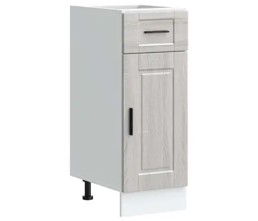 Virtuvės Spintelė, Porto, Pilka, Apdirbta Mediena