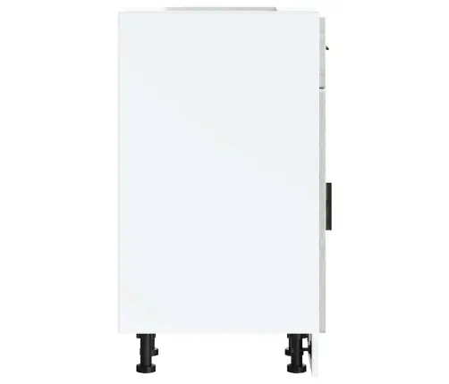 Virtuvės Spintelė, Porto, Pilka, Apdirbta Mediena