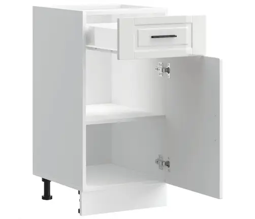 Köögi Aluskapp "Porto", Kõrgläikega Valge, Tehispuit