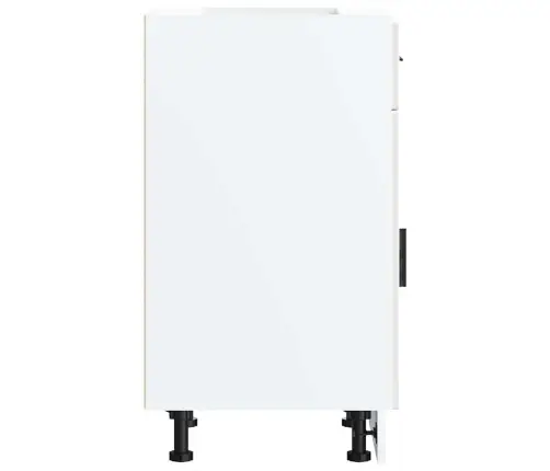 Köögi Aluskapp "Porto", Kõrgläikega Valge, Tehispuit