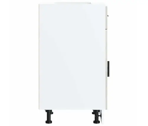 Virtuvės Spintelė, Porto, Betono Pilka, Apdirbta Mediena