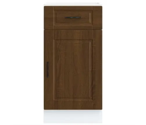 Virtuvės Spintelė, Porto, Ruda Ąžuolo, Apdirbta Mediena