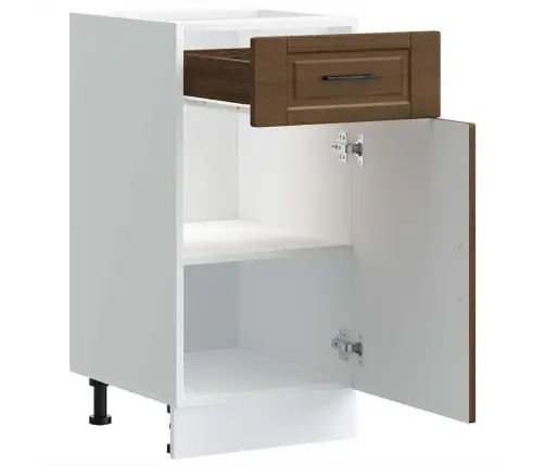 Virtuvės Spintelė, Porto, Ruda Ąžuolo, Apdirbta Mediena