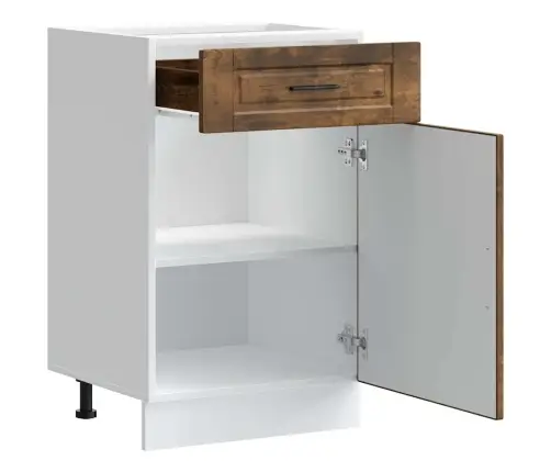 Virtuvės Spintelė, Porto, Dūminio Ąžuolo, Apdirbta Mediena