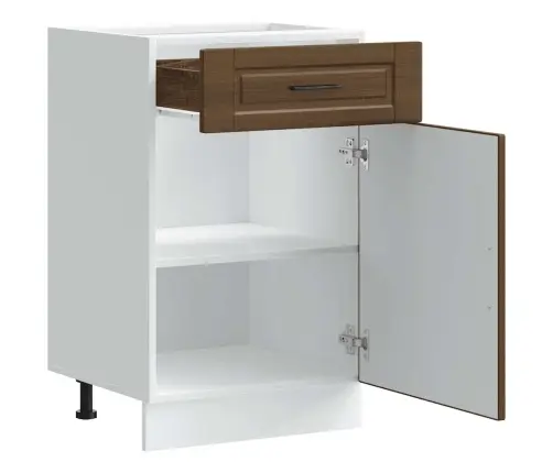 Virtuvės Spintelė, Porto, Ruda Ąžuolo, Apdirbta Mediena