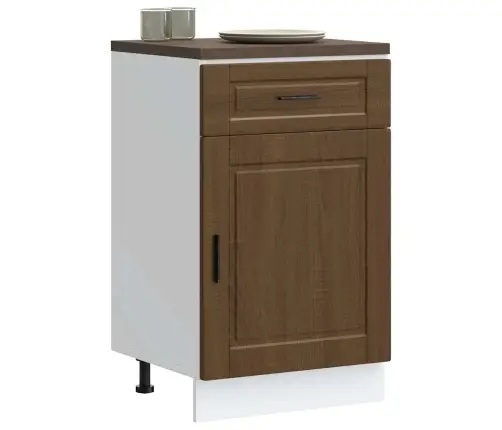 Virtuvės Spintelė, Porto, Ruda Ąžuolo, Apdirbta Mediena