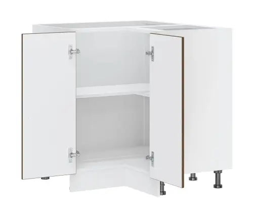 Virtuvės Kampinė Spintelė, Porto, Ruda Ąžuolo, Apdirbta Mediena