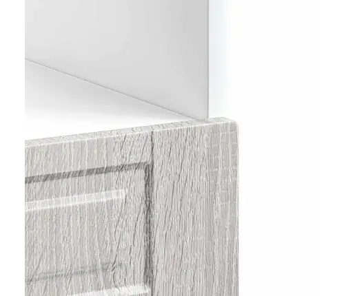 Cepeškrāsns Skapis, Porto, Pelēka Koka, Inženierijas Koks Vidaxl