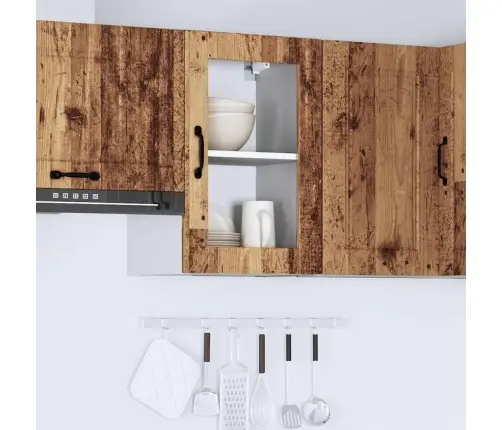 Virtuvės Sieninė Spintelė Su Stiklinėmis Durimis "Porto"