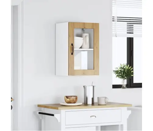 Virtuves Sienas Skapis Ar Stikla Durvīm 