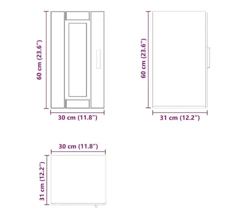 Köögi Seinakapp Porto, Valge, Tehispuit
