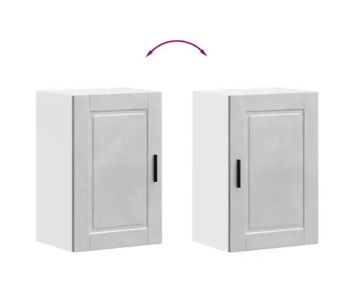 Virtuvės Sieninė Spinta "Porto" Betoninė Pilka