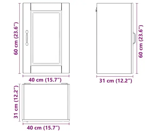 Köögi Seinakapp Porto, Vana Puit, Tehispuit