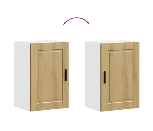 Virtuves Apakšējai Skapītis Porto Koka Krāsā Inženierijas Koks Vidaxl