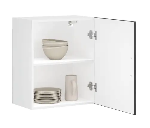 Virtuvės Spintelė, Porto, Juoda, Apdirbta Mediena