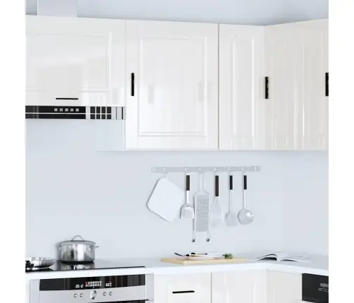 Köögi Seinakapp Porto, Kõrgläikega Valge, Tehispuit