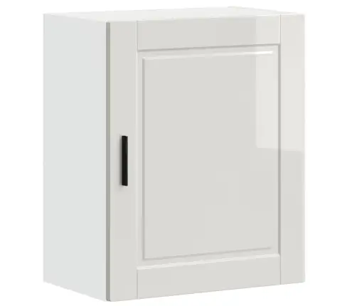 Virtuvės Sieninės Spintelės 2 Vnt "Porto" Blizganti Balta