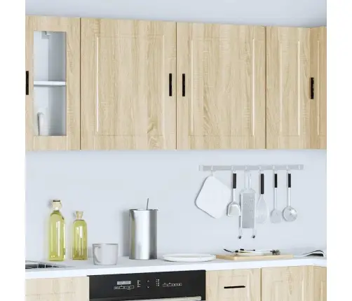 Köögiseinakapid 2 Tk Porto, Sonoma Tamm, Tehispuit