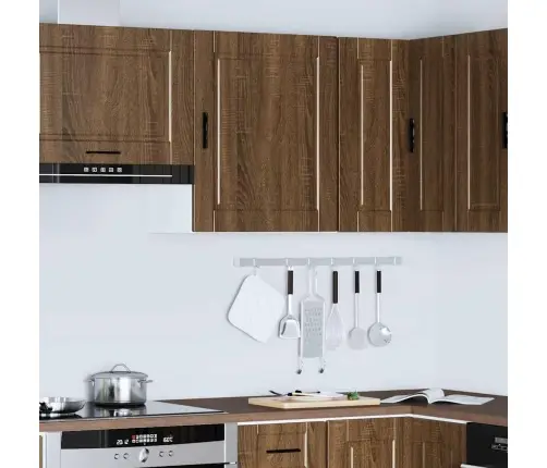 Virtuves Apakšējai Skapītis Porto Brūna Ozola Inženierijas Koks Vidaxl