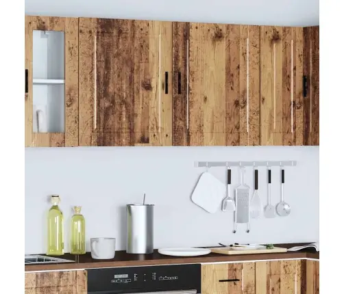 Virtuvės Sieninės Spintos 2 Vnt "Porto" Old Wood