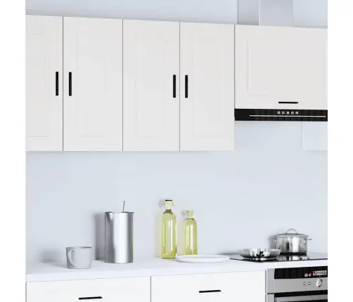 Virtuvės Sieninė Spinta, Porto, Balta, Apdirbta Mediena