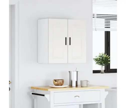 Virtuvės Sieninė Spinta, Porto, Balta, Apdirbta Mediena