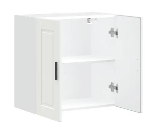 Virtuvės Sieninė Spinta, Porto, Balta, Apdirbta Mediena