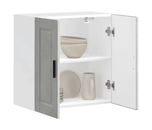 Virtuvės Spintelė, Porto, Betono Pilka, Apdirbta Mediena