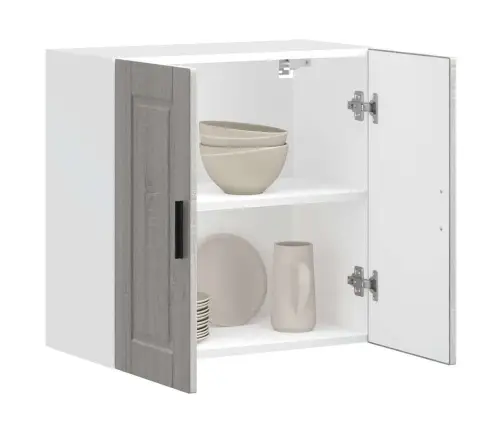 Virtuvės Spintelė, Porto, Pilka, Apdirbta Mediena