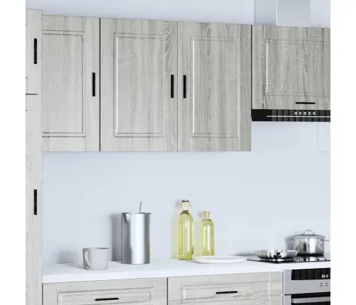 Virtuvės Spintelė, Porto, Pilka, Apdirbta Mediena