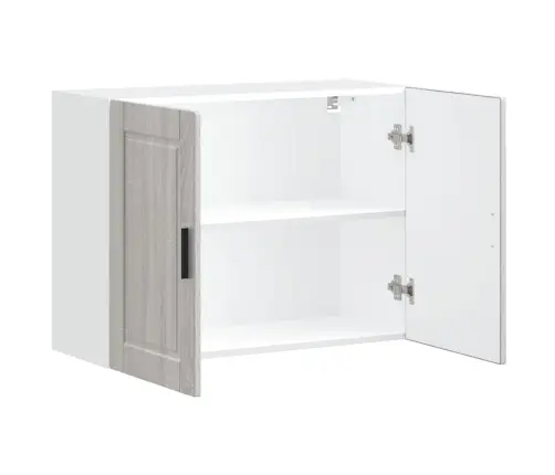 Virtuvės Spintelė, Porto, Pilka, Apdirbta Mediena